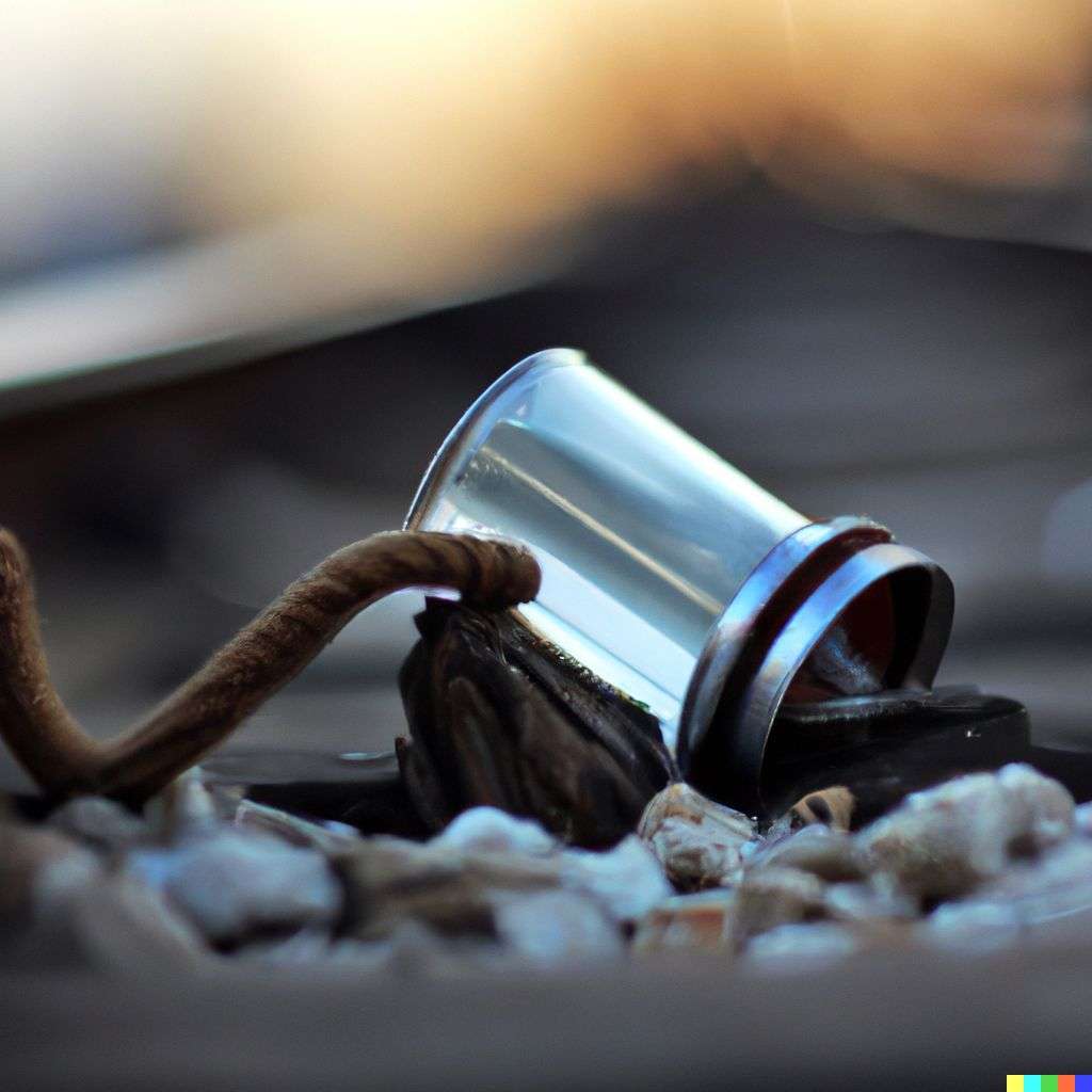 the discovery of gravity, photograph, extreme bokeh